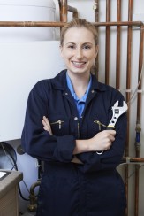 Picture of female plumber