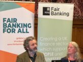 Michael Sheen, actor and activist and Sam Rex-Edwards, Finance Innovation Lab