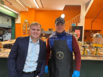 Image of founder Andrzej Brudecki and Christian Elvidge.